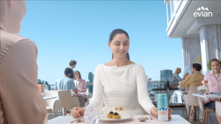 Evian Sparkling Water